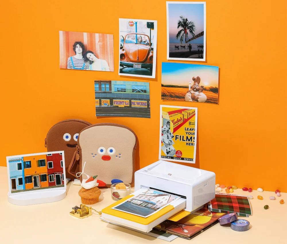 KODAK stolní fototiskárna Dock Plus Retro PD460 žlutá