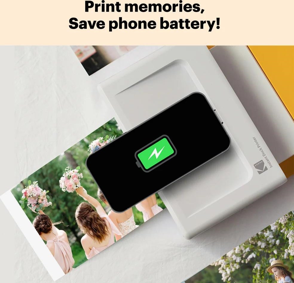 KODAK stolní fototiskárna Dock Plus Retro PD460 žlutá