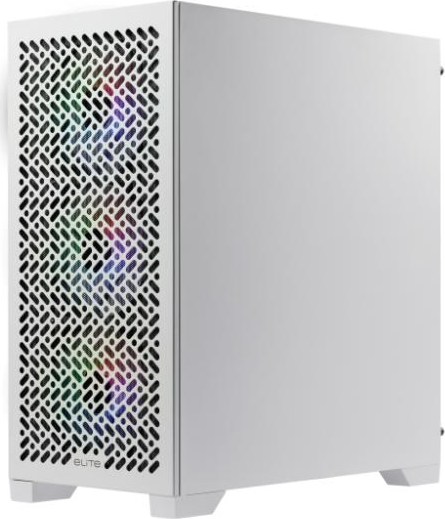 CoolerMaster Cooler Master case Elite 302 White, Průhledná bočnice, mATX, 3x 120mm ARGB Fan, bílá