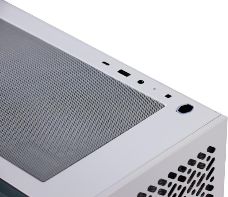 CoolerMaster Cooler Master case Elite 302 White, Průhledná bočnice, mATX, 3x 120mm ARGB Fan, bílá