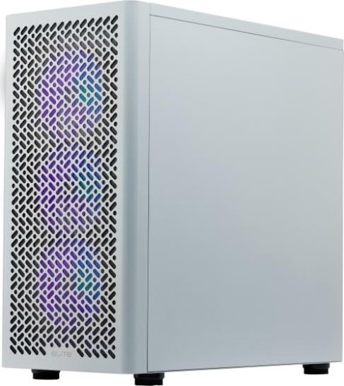 CoolerMaster Cooler Master case Elite 502 White, Průhledná bočnice, ATX, 3x 120mm ARGB Fan, bílá