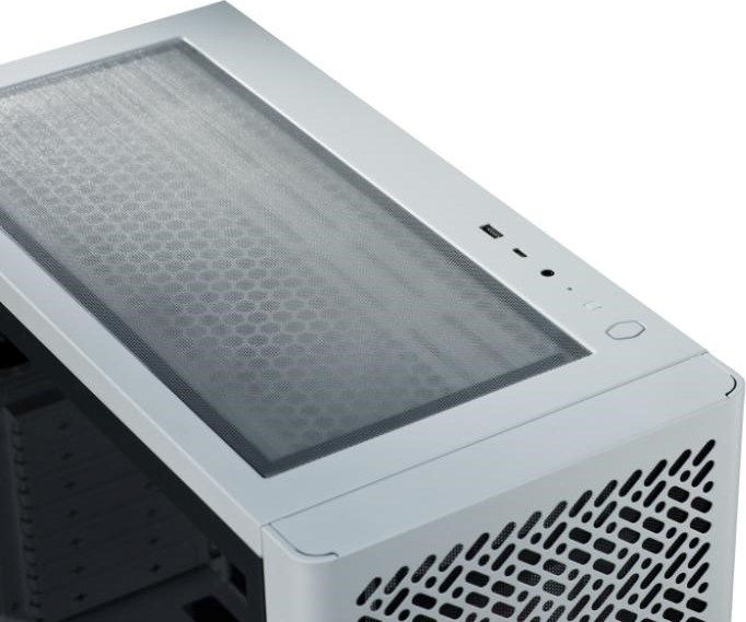 CoolerMaster Cooler Master case Elite 502 White, Průhledná bočnice, ATX, 3x 120mm ARGB Fan, bílá