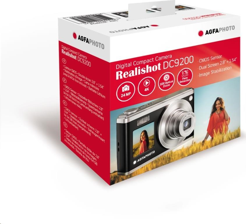 AGFAPHOTO Realishot DC9200 Black - kompaktní fotoaparát