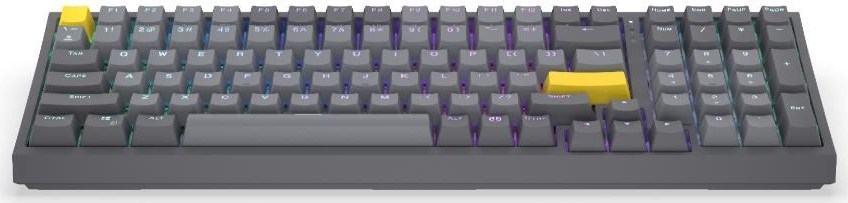 Endorfy herní klávesnice Celeris 1800, bezdrátová, yellow switch, mechanická, US layout, RGB