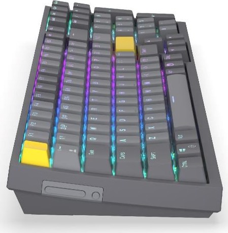Endorfy herní klávesnice Celeris 1800, bezdrátová, yellow switch, mechanická, US layout, RGB