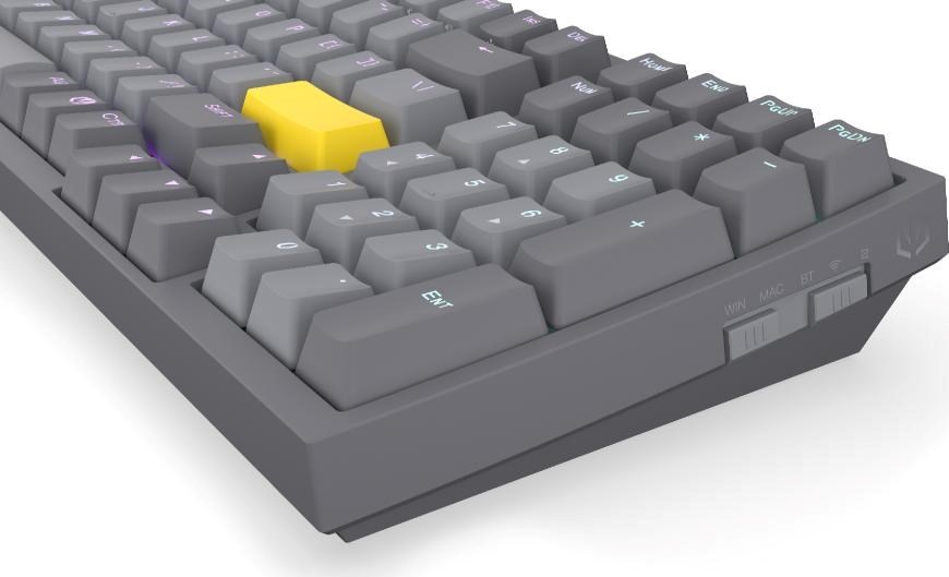 Endorfy herní klávesnice Celeris 1800, bezdrátová, yellow switch, mechanická, US layout, RGB