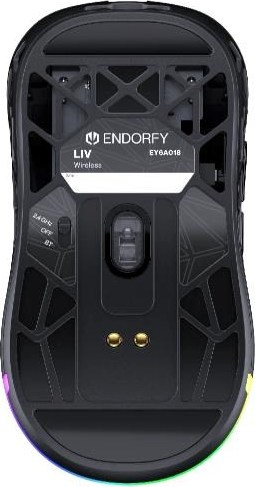 Endorfy Herní myš LIV Wireless, Bezdrátová, ARGB, černá
