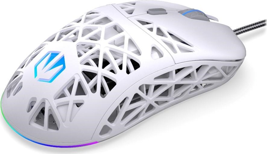 Endorfy Herní myš LIV Onyx White, Drátová, ARGB, bílá