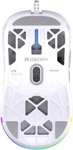 Endorfy Herní myš LIV Onyx White, Drátová, ARGB, bílá