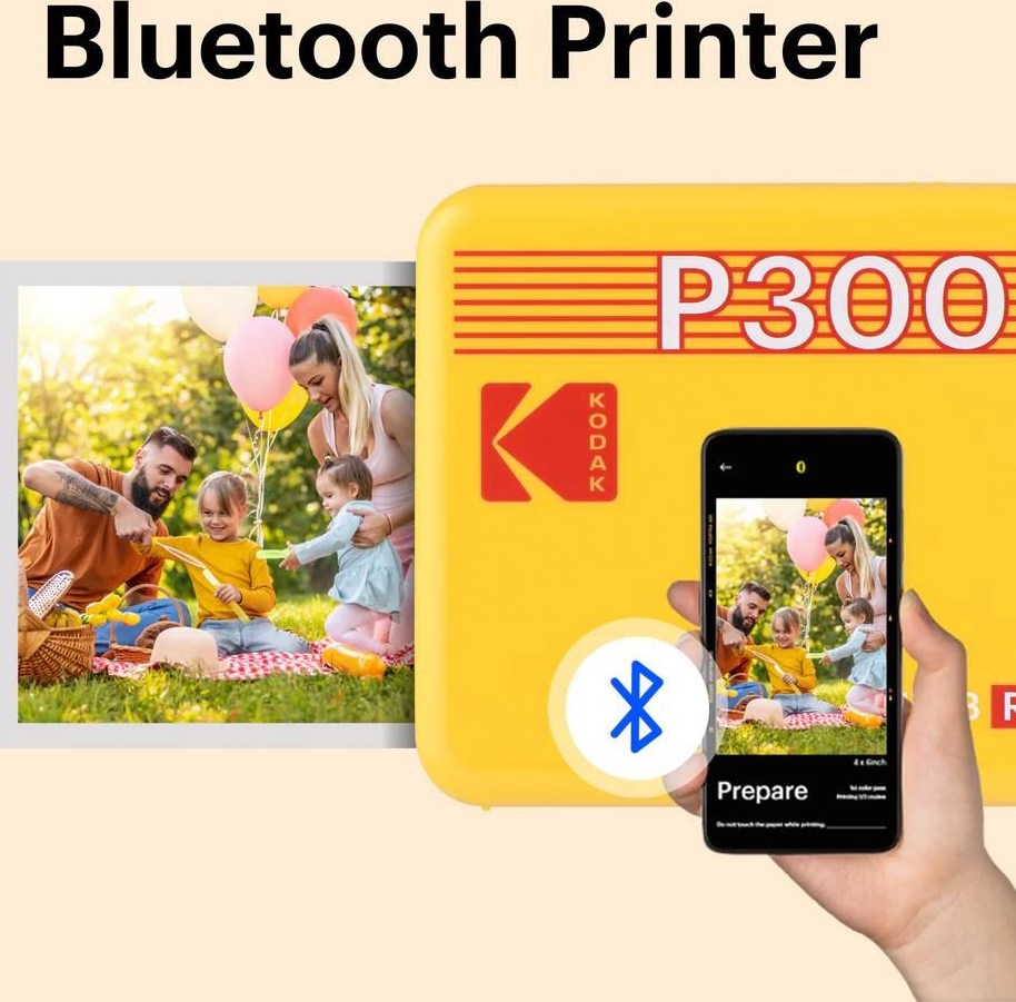 KODAK přenosná tiskárna Mini 3 Retro P300R žlutá