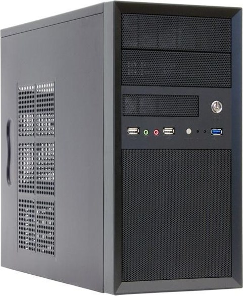 CHIEFTEC skříň Mesh Series/uATX, CT-01B, Black, USB 3.0