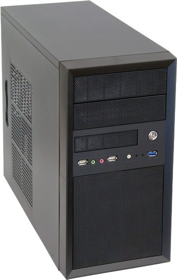 CHIEFTEC skříň Mesh Series/uATX, CT-01B, Black, USB 3.0