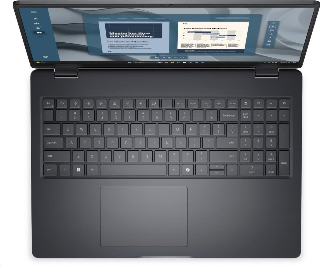 DELL NTB Pro 16 PC16255/AMD Ryzen 5 220/8GB/512SSD/16" FHD+ /IR Cam & Mic/65W/WLAN/FgrPr/Backlit Kb/W11 Pro/3Y PS NBD