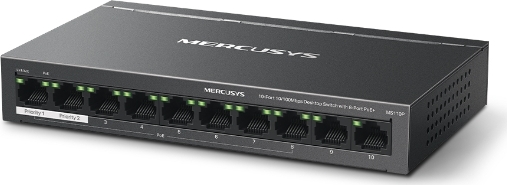 Mercusys MS110P 10xFE desktop switch 8xPoE+