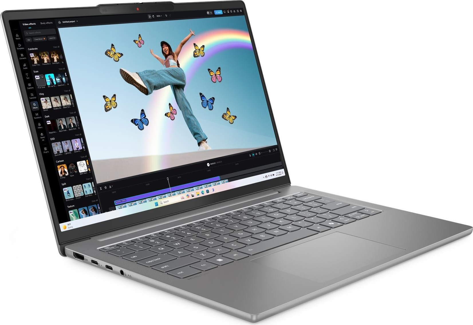 LENOVO NTB IdeaPad Slim 5 14ARP10 - Ryzen™ 5 7535HS,14" WUXGA OLED,16GB,512SSD,HDMI,AMD Radeon™ 660M,W11H,2Y CC