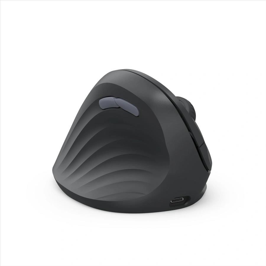 Hama vertikálna ergonomická bezdrôtová myš EWM-600L, pre ľavákov, nabíjacia, čierna