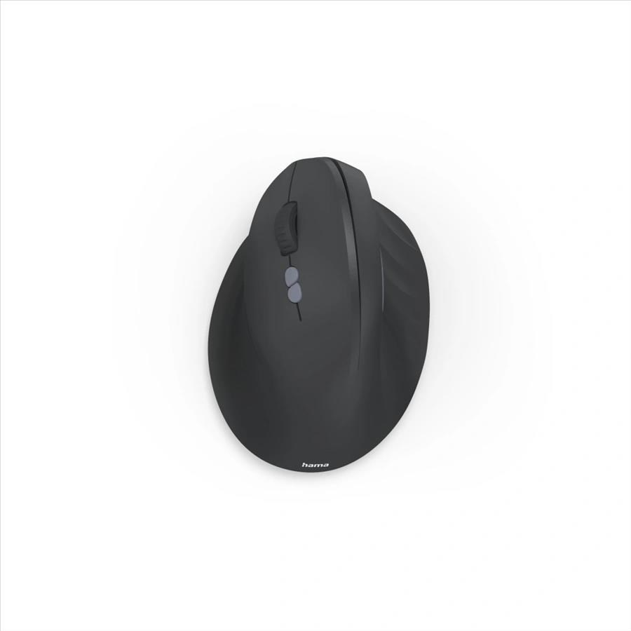 Hama vertikálna ergonomická bezdrôtová myš EWM-600L, pre ľavákov, nabíjacia, čierna