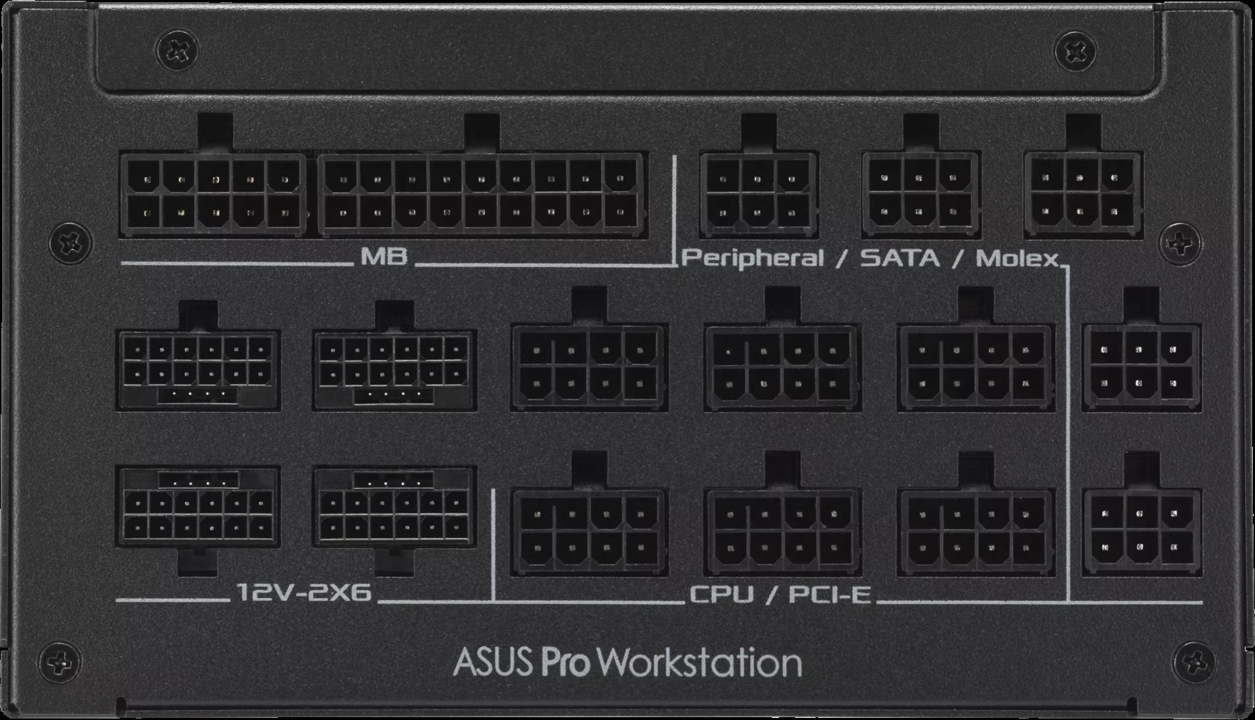 ASUS zdroj Pro WS 3000W Platinum, 140mm, Plně modulární, 80 Plus Platinum, ATX 3.1
