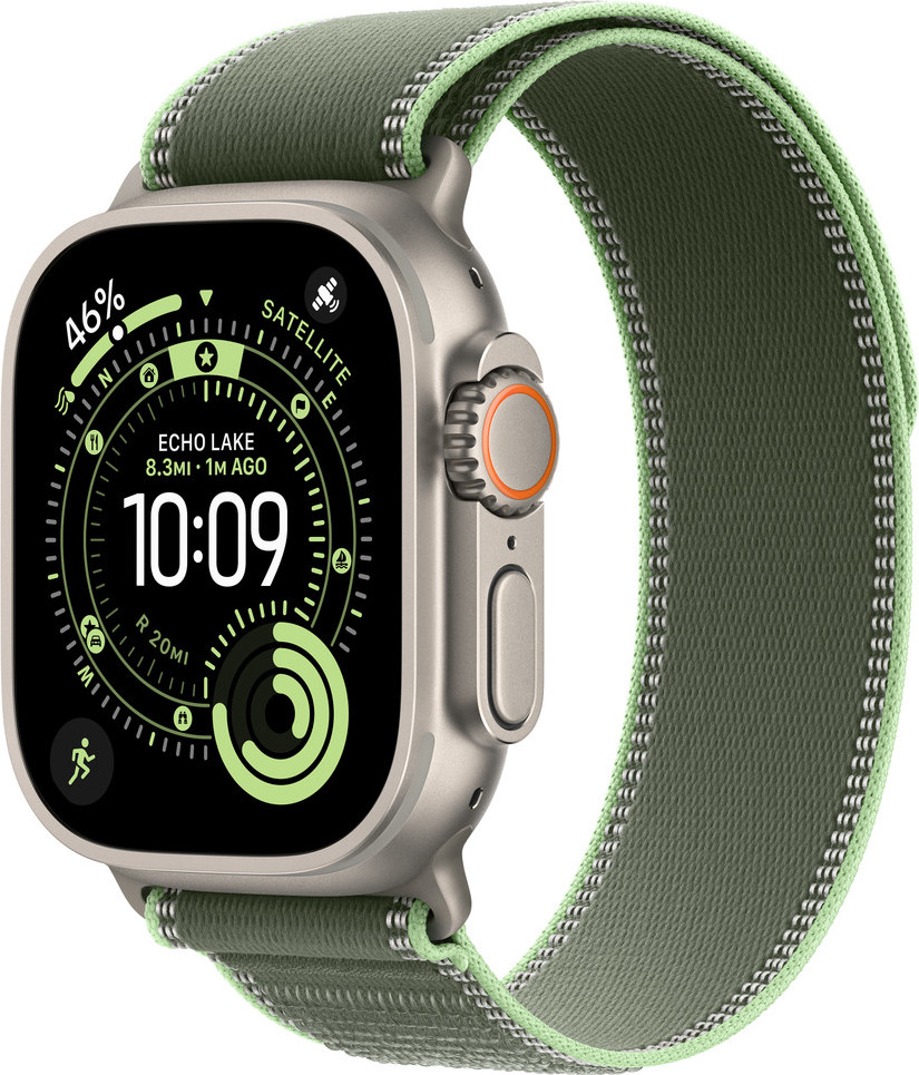 Apple Watch Acc/49/Green/Neon Trail Loop -S/M-N.Titan