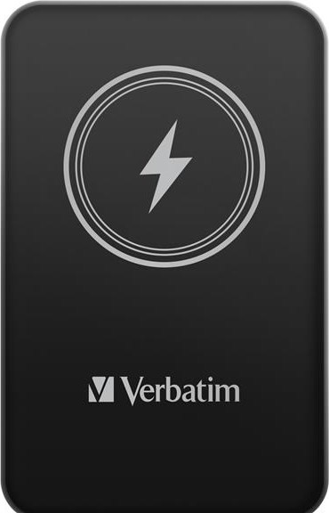 VERBATIM Powerbanka Charge 'n' Go, Magnetická, 5000 mAh, USB-C, Černá