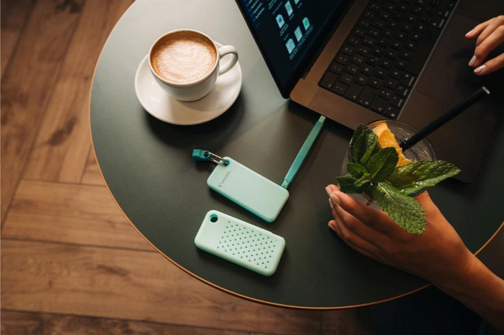 VERBATIM externí SSD 1TB Pocket SSD, USB-C, Modrá