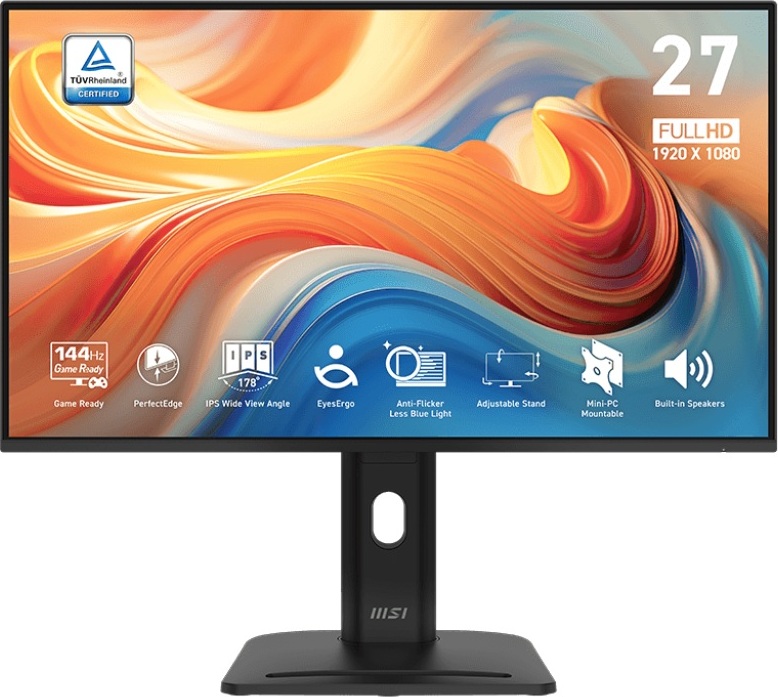 MSI LCD PRO MP275PG E14, 27" 1920x1080, IPS, 100Hz, 4ms, VESA 100x100mm, N/A, Black