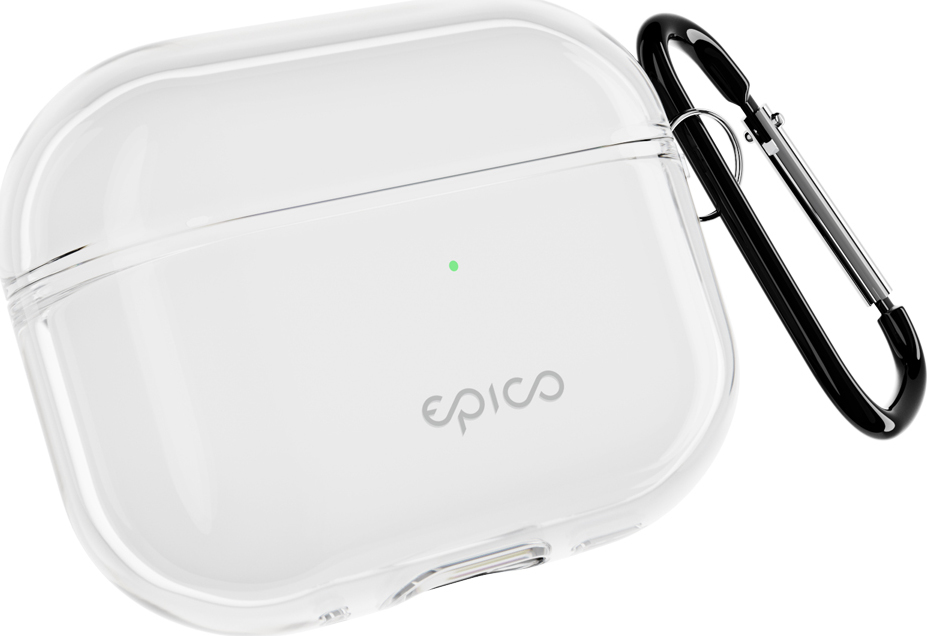 Epico transparent pouzdro s karabinou AirPods Pro 3