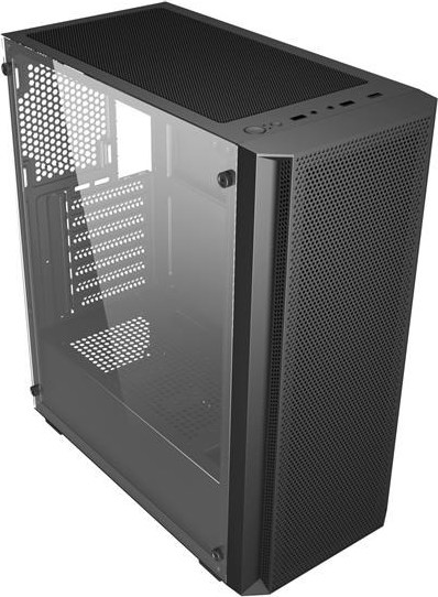 VEIN X VeinX case BR15A Mid Tower, bez zdroje, 2x USB3.0, 1x USB2.0, 4x 120mm ARGB Fan, 1x ARGB Controller, černá