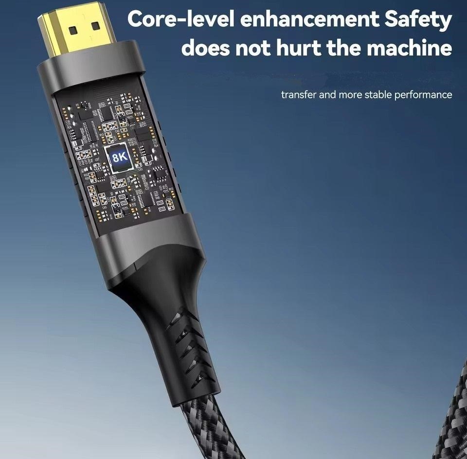 PremiumCord USB-C na HDMI kabel 2m rozlišení obrazu 8K@60Hz,4K@144Hz Aluminium
