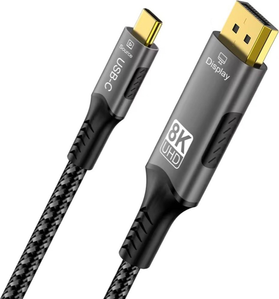PremiumCord kabel USB-C na DisplayPort DP1.4 8K@60Hz a 4k@120Hz 2m