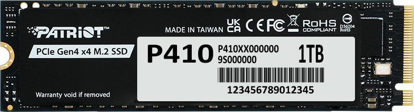 PATRIOT P410/1TB/SSD/M.2 NVMe/5R