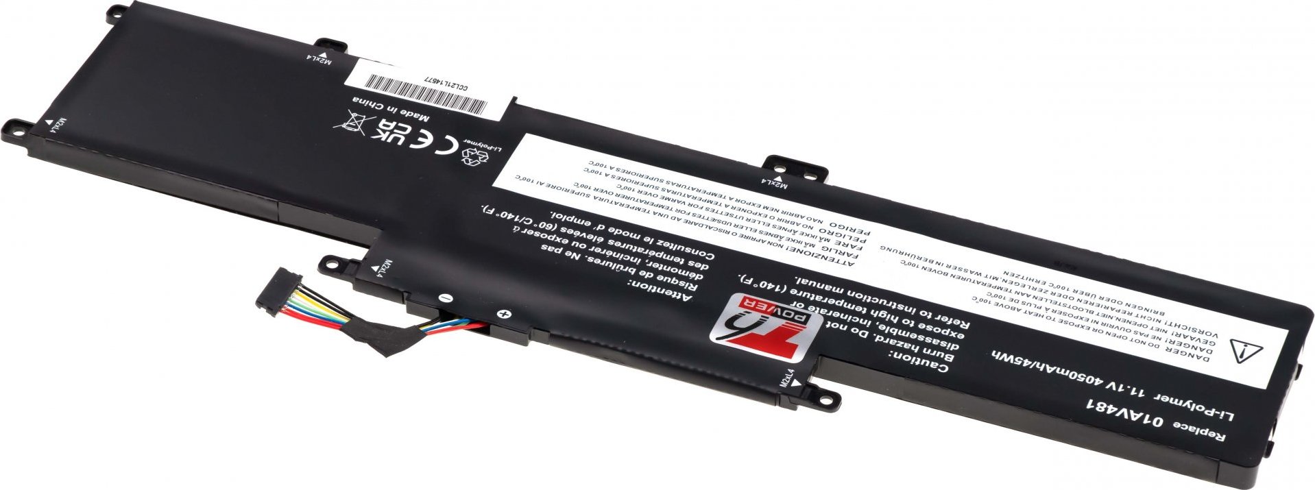 Baterie T6 Power pro Lenovo ThinkPad L380, L390, S2 Yoga, 4050mAh, 45Wh, 3cell, Li-Pol