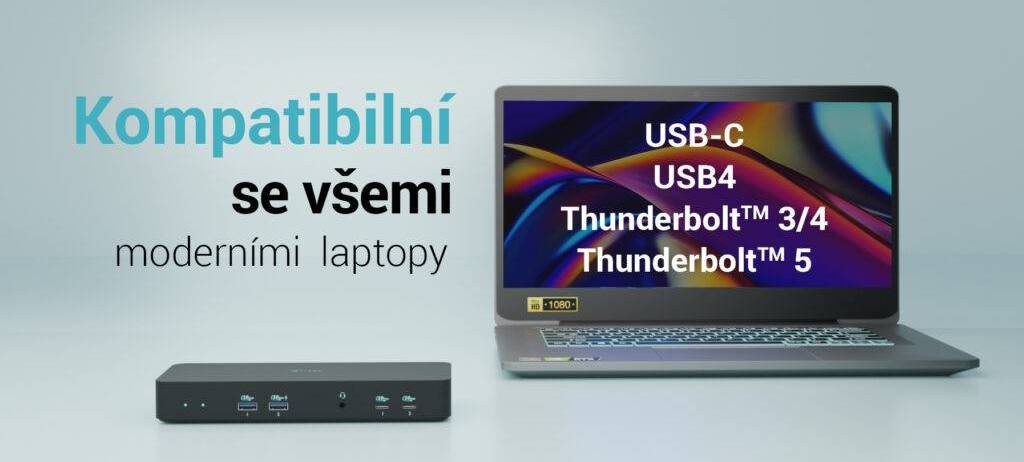 i-tec USB-C Intelligent Triple Display Docking Station, Power Delivery 100W