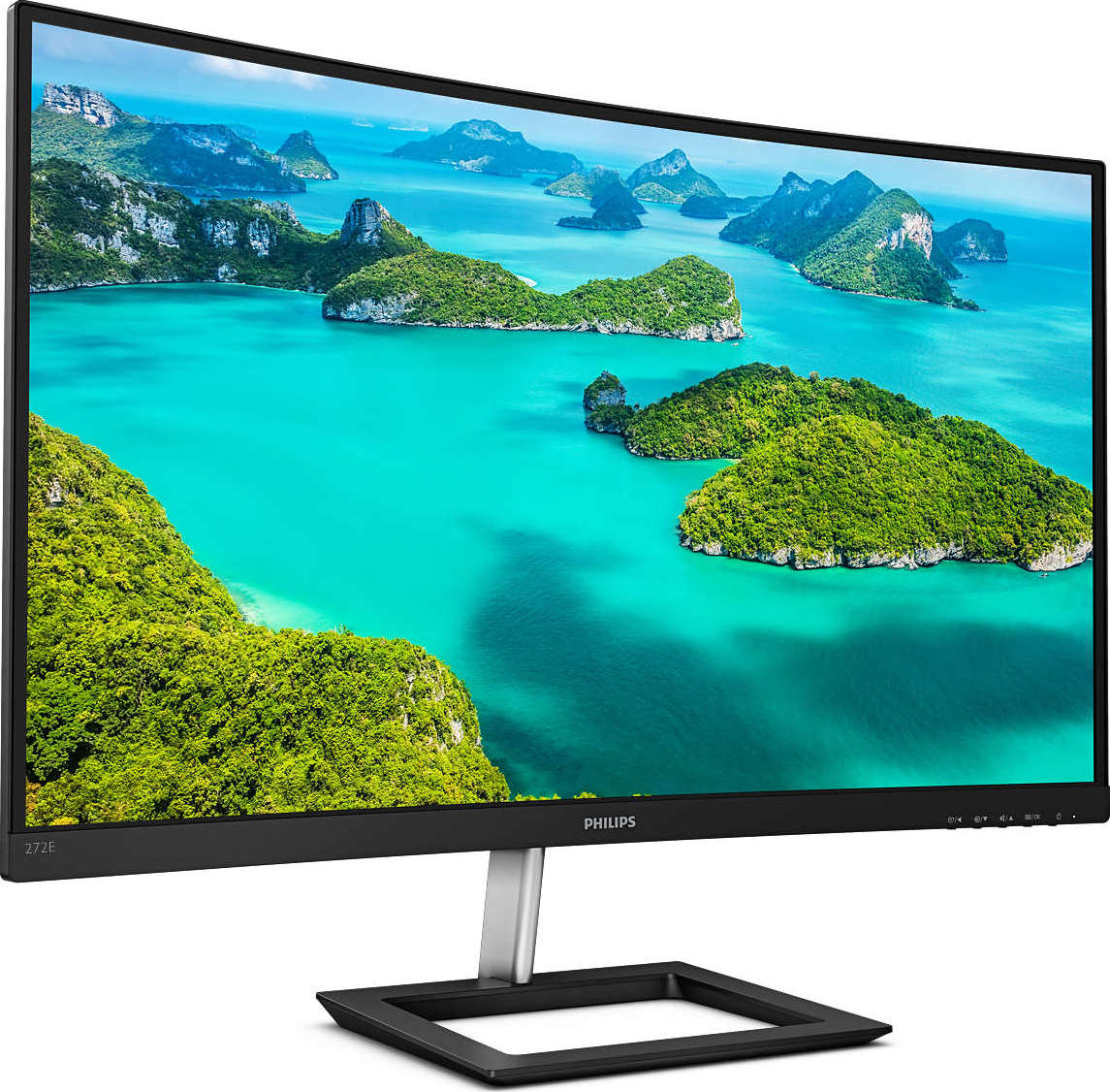 Philips MT VA LED 27" 272E1CA/00 - VA panel, 1920x1080, D-Sub, HDMI, DP, repro, zakrivený