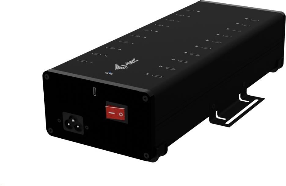 i-tec USB-C/USB-A Metal Charging + data HUB, 15W per port, 20x USB-C