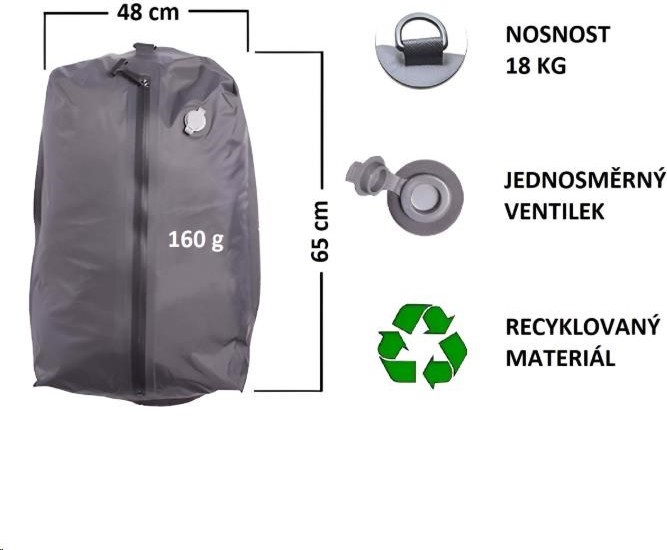 MYBALO Vacuo bag kompresní vak do kufru