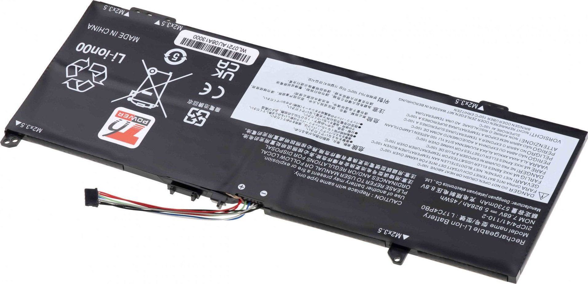 Baterie T6 Power Lenovo Yoga 530-14IKB, IdeaPad 530S-14IKB, Flex 6-14IKB, 5928mAh, 45Wh, 4cell