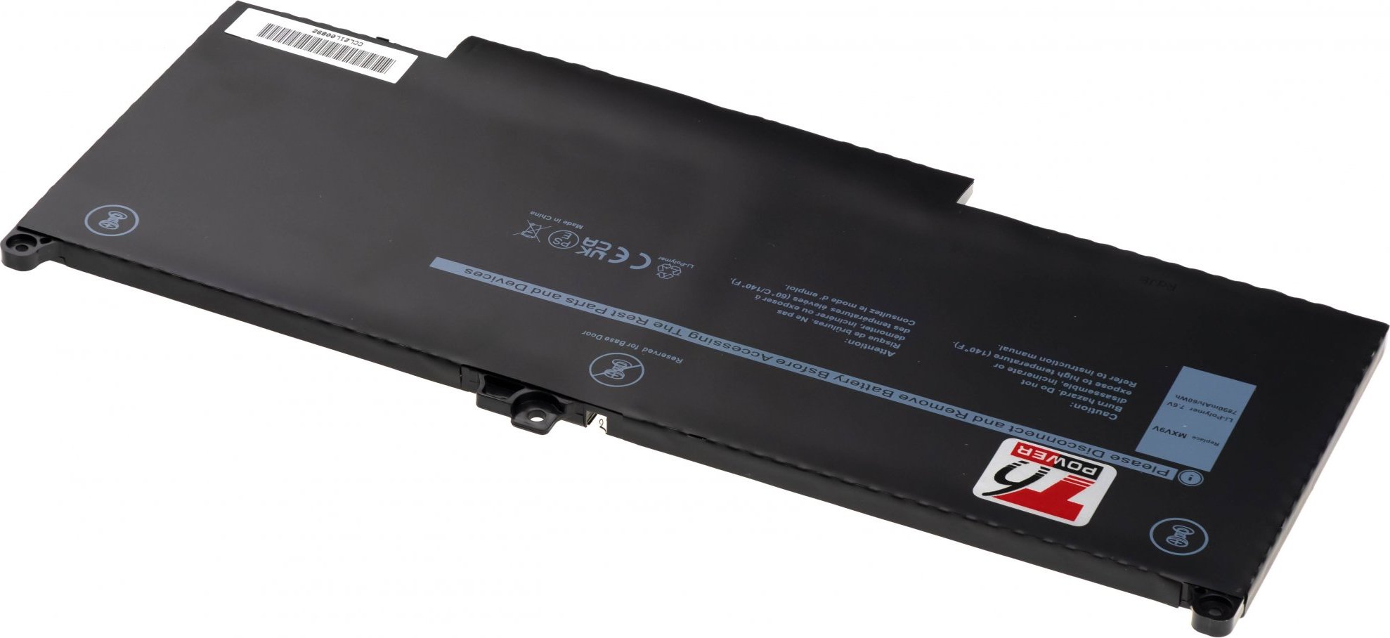 Baterie T6 Power pro Dell Latitude 5300, 7300, 7400, 7890mAh, 60Wh, 4cell, Li-pol