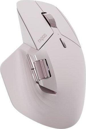 RAPOO Myš MT760M, Multi-mode, Bezdrátová, Optická, Růžová