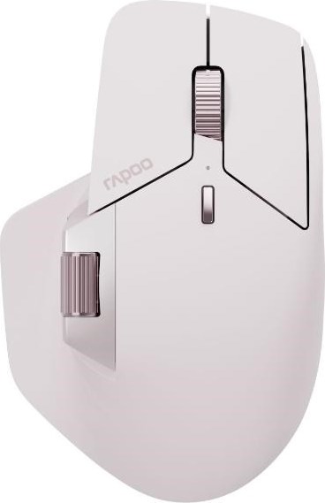 RAPOO Myš MT760M, Multi-mode, Bezdrátová, Optická, Růžová
