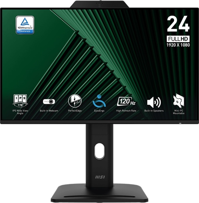 MSI LCD PRO MP242PMG, 23.8", 1920 x 1080, IPS, 120Hz, 300nits, VESA 100x100, Black