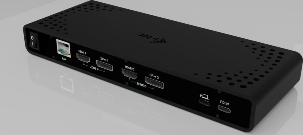 i-tec Universal Dual 4K Display Docking Station, Power Delivery 85W + i-tec USB-C Charger 100W