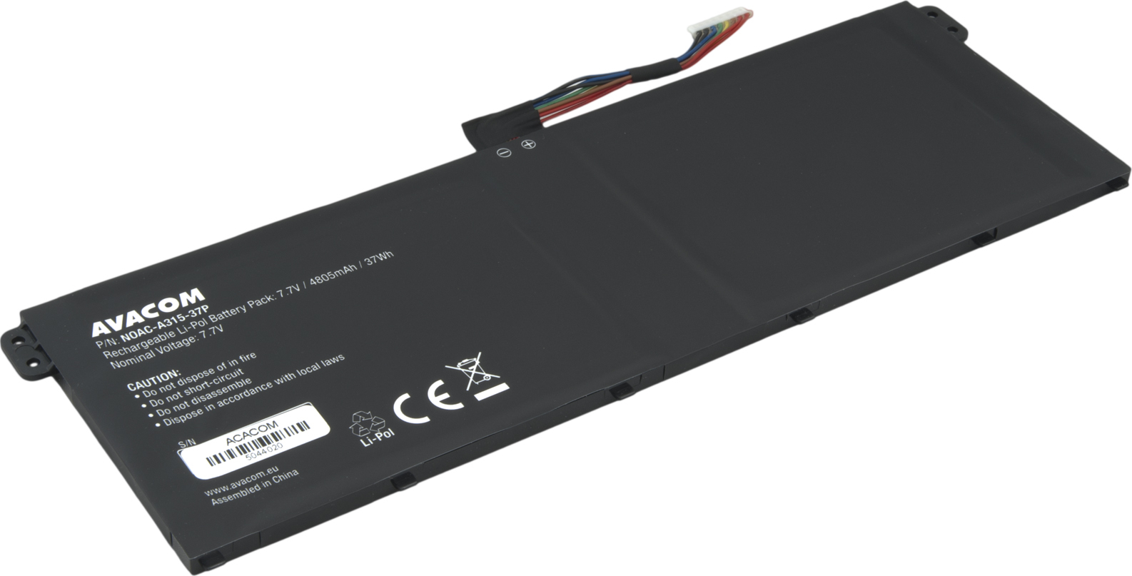 Baterie AVACOM pro Acer Aspire A3 A315 Li-Pol 7,7V 4805mAh 37Wh
