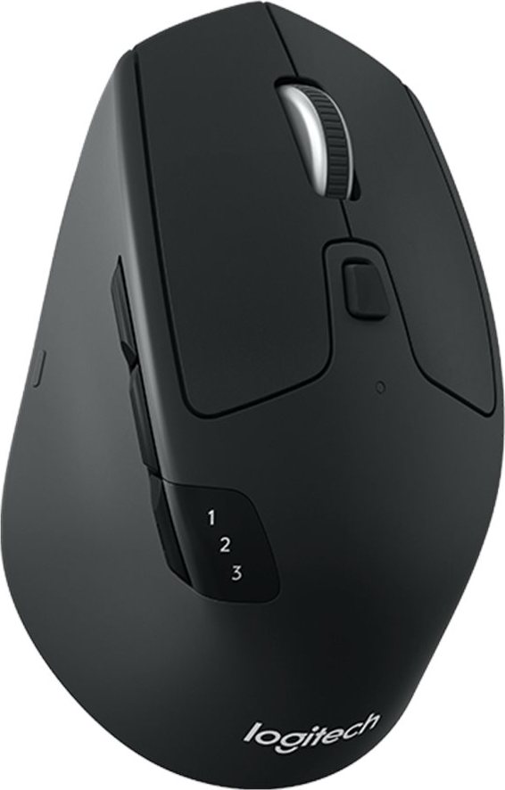 LOGITECH OEM Logitech M720/Ergonomická/Optická/Pro praváky/1 000 DPI/Bezdrátová Bluetooth/Černá