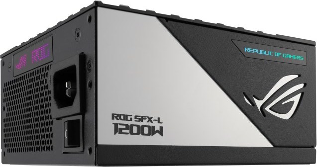 ASUS zdroj 1200W ROG LOKI SFX-L GAMING, 120 mm, Plně Modulární, 80+ Titanium, ARGB, SFX-L
