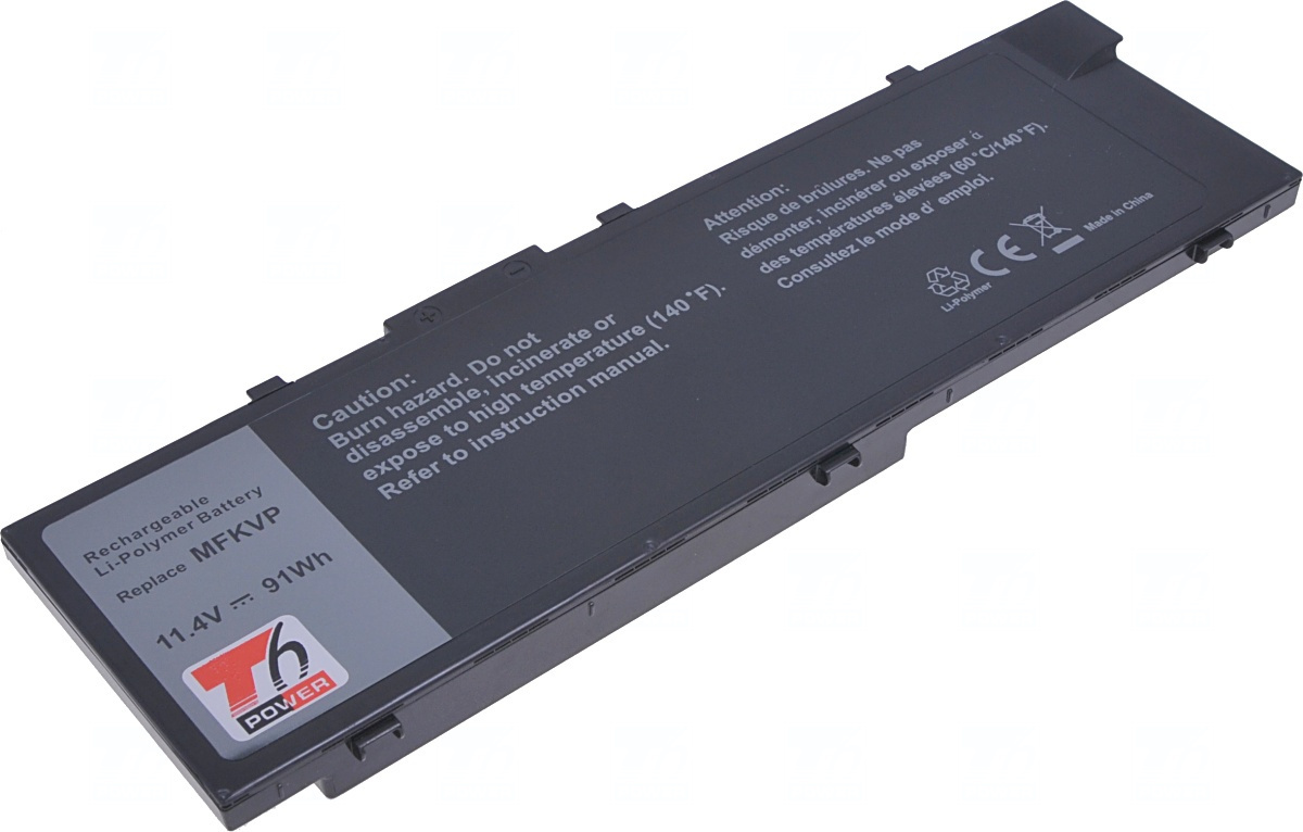 Baterie T6 Power pro Dell Precision 15 7510, 7520, 17 7710, 7720, 7900mAh, 91Wh, 6cell, Li-pol