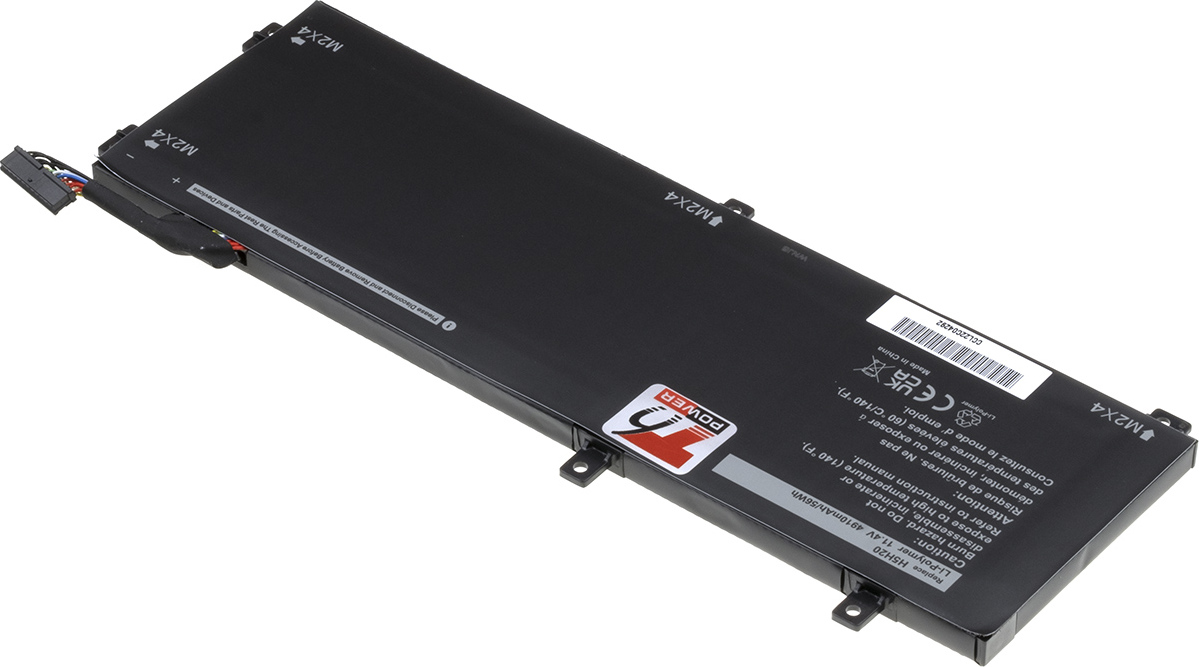 Baterie T6 Power pro Dell Precision 15 5520, 5530, XPS 15 9560, 9570, 4910mAh, 56Wh, 3cell, Li-pol