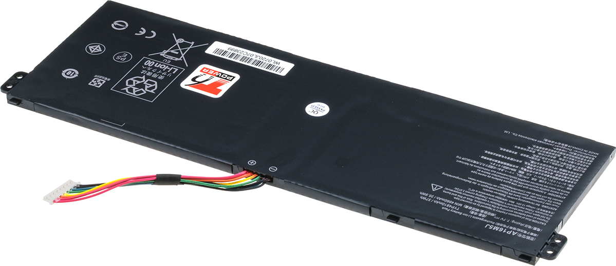 Baterie T6 Power pro Acer Aspire 3 A314-31, A315-31, Aspire 1 A114-31, 4810mAh, 37Wh, 2cell, Li-pol