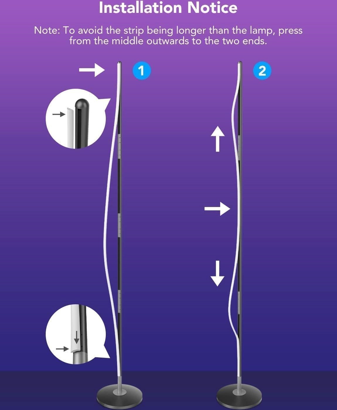Govee RGBW Floor Lamp Lite stojací lampa Matter
