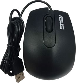 ASUS DS-2521A/Kancelářská/Optická/Pro praváky/1 000 DPI/Drátová USB/Černá